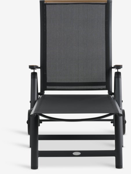 Lettino prendisole BREDSTEN P79xL187 cm nero