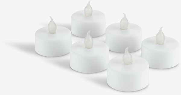 Świeczki LED MORGAN z wyłącznikiem czasowym 6szt/op