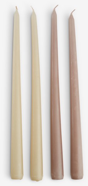 Candle GILBERT D2xH30cm pack of 4 SDP