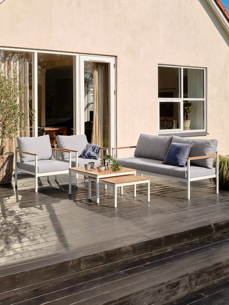 Lounge-Set ODDESUND 5 Personen weiss
