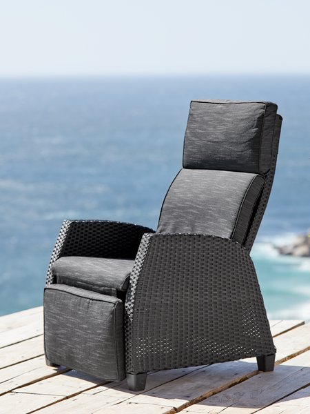 Fauteuil lounge DOVRE noir