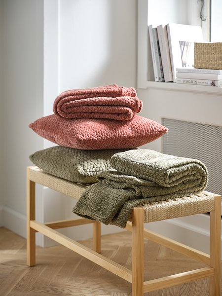 Prydnadskudde ROSENVIAL 45x45 rosa