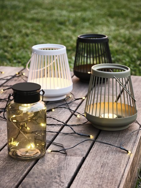 Lantern SKOGDUE D12xH16cm assorted