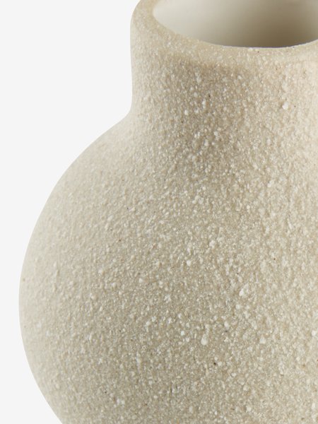 Vase REGNVALD Ø8xH16cm blanc