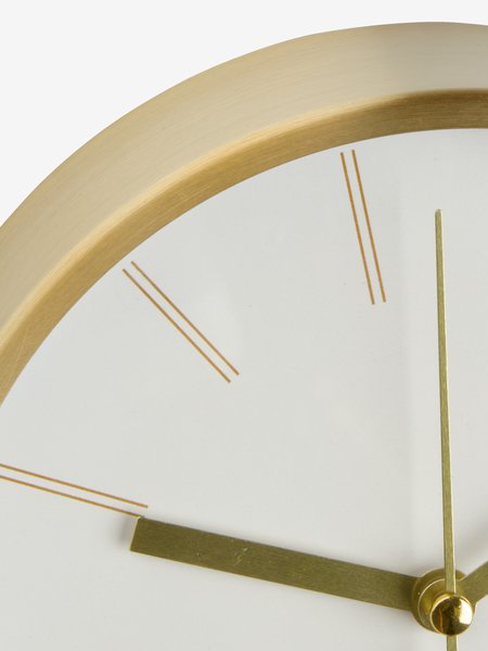 Horloge CARSTEN Ø15cm doré