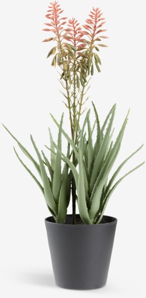 Artificial plant RASMUS H45cm w/flowers