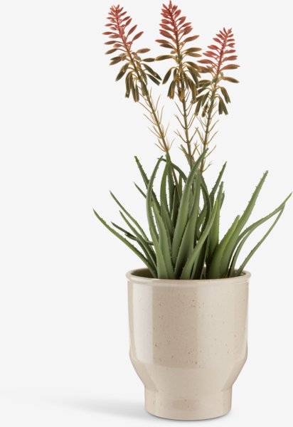 Artificial plant RASMUS H45cm w/flowers