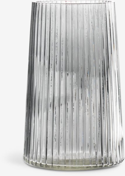 Vase ROY Ø13xH20cm grå