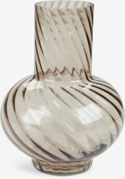 Vase VILLY Ø17xH23cm gris