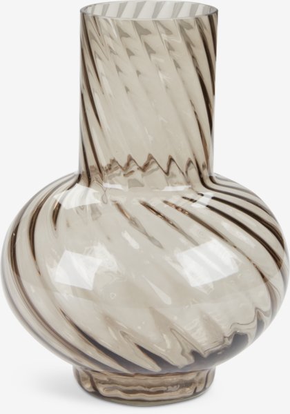 Vase VILLY Ø17xH23cm grå