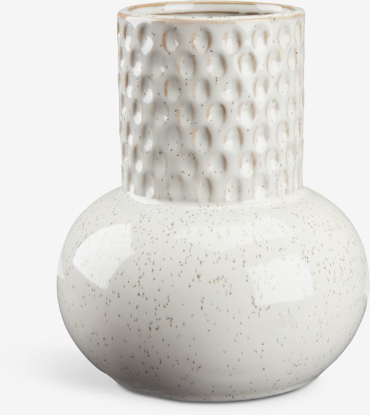 Vaso INGBERT Ø15xH18 cm bianco