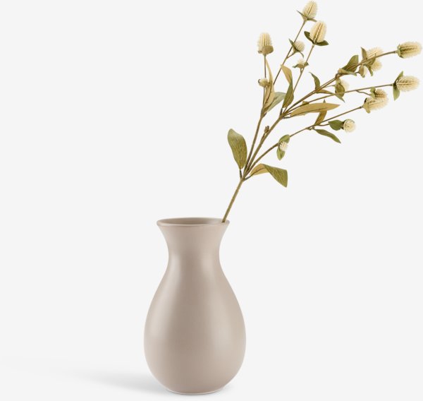 Vase FREI Ø16xH26cm grau