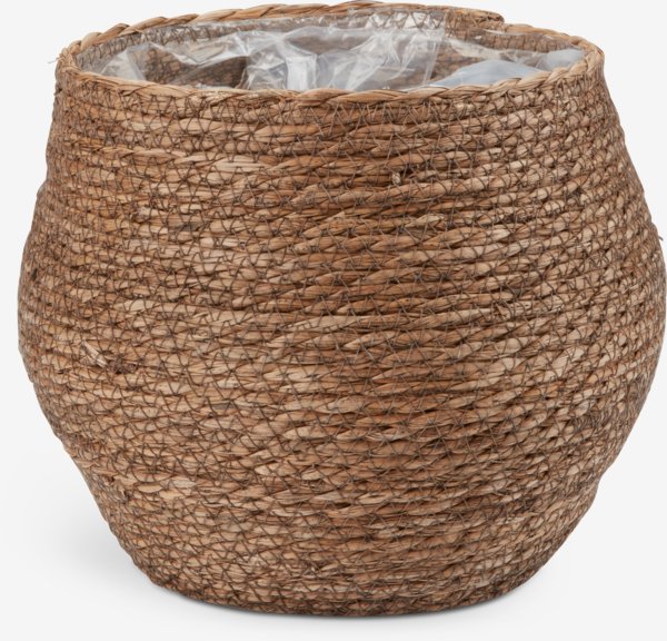 Cache-pot SIVERT Ø26xH23cm brun