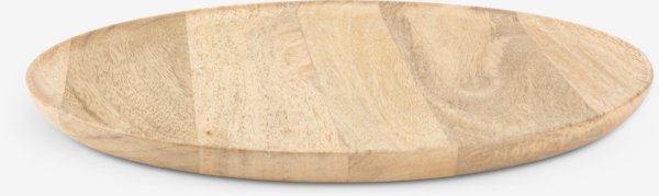 Ozdobný podnos GERNER Ø30 cm dřevo