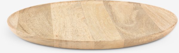 Bandeja decorativa GERNER Ø30cm madera