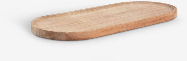 Dekoračný podnos FILLIP Š13xD30 cm drevo