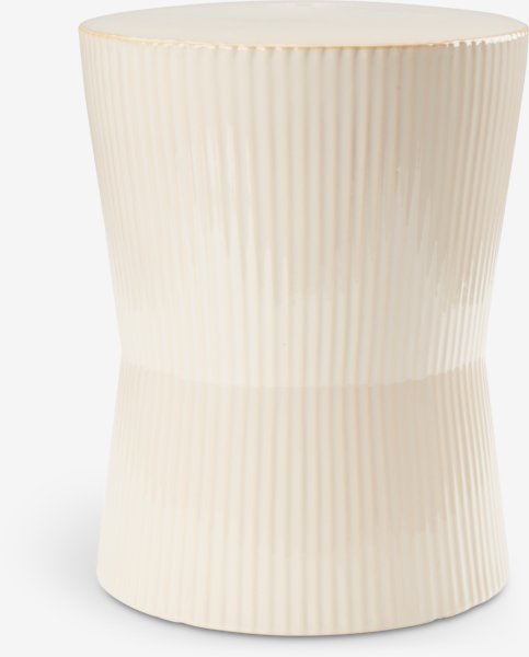 Pedestal SIGMUND D23xH30cm cream