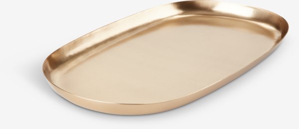 Decorative tray NIELSEN W17xL30cm brass