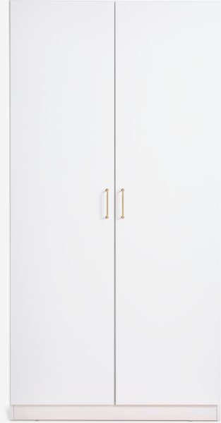 Kleiderschrank VIBY 101x200 2 Türen weiss
