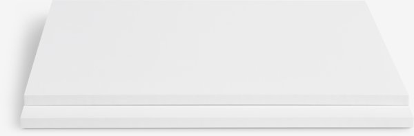 Hyller LIMFJORDEN 3-dørs 2 stk/pk hvit