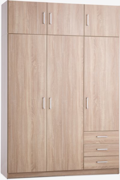 Top cabinet FANDRUP 145x41 3 doors light oak