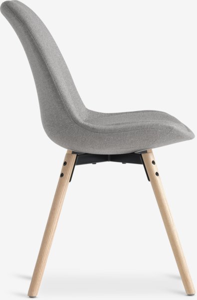Spisestol KASTRUP sand stoff/eik