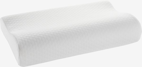 Guanciale sagomato in memory foam 30x47x9/7 cm VANSE