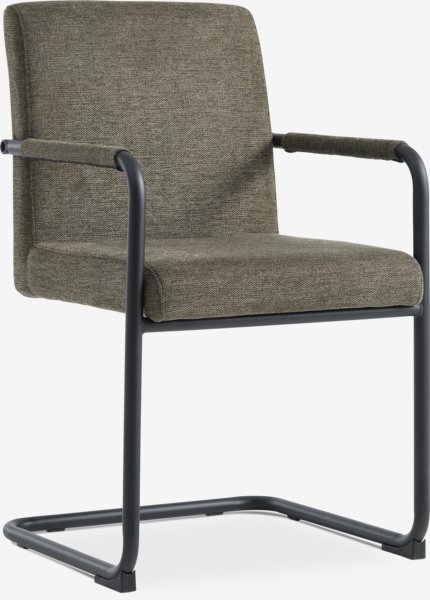 Dining chair ESPE olive/black