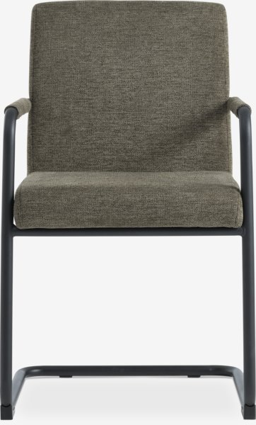 Dining chair ESPE olive/black