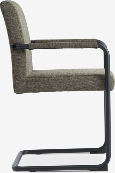 Dining chair ESPE olive/black