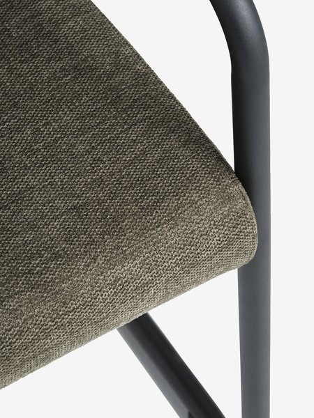 Dining chair ESPE olive/black