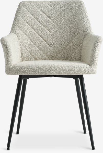 Dining chair PURHUS off-white/black