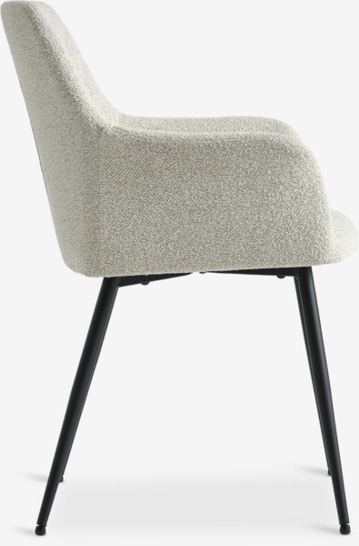 Dining chair PURHUS off-white/black