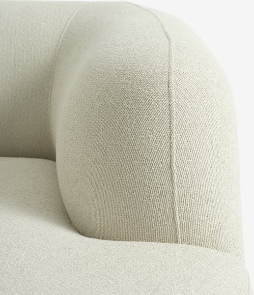 Sofa JYLLINGE chaiselong beige teddy