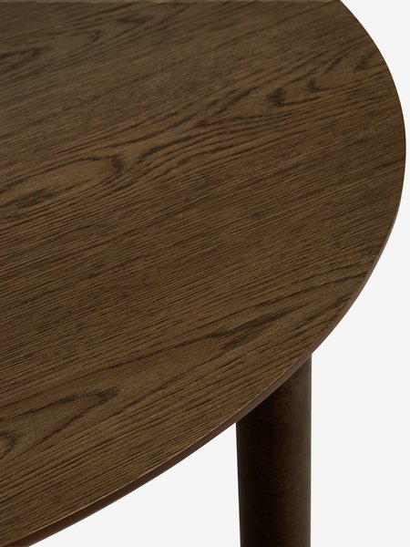 Table MARSTRAND 100x200/280 chêne foncé