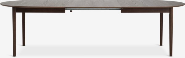 Table MARSTRAND 100x200/280 chêne foncé