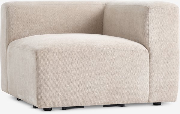 Sofa module SKEJBY corner/end sand fabric