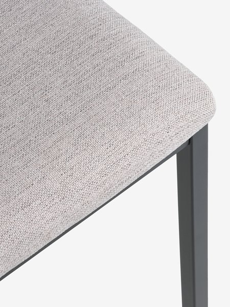 Sgabello da bar ARNUM beige/nero