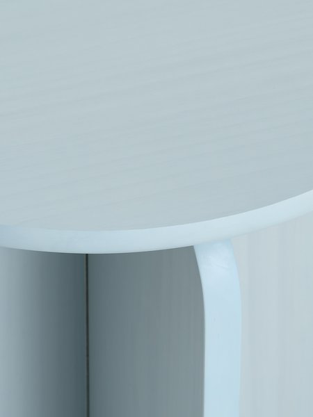 Tavolino LYNGE Ø35 cm blu chiaro