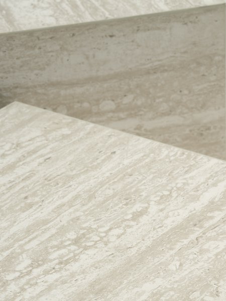 Tavolino ROLSTED 58x58/50x50 cm effetto marmo 2 pz.