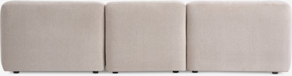 Modulsofa SKEJBY 3-pers. sandfarvet stof