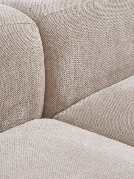 Modulsofa SKEJBY 3-pers. sandfarvet stof