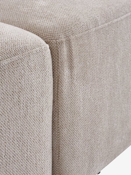 Modulsofa SKEJBY 3-pers. sandfarvet stof