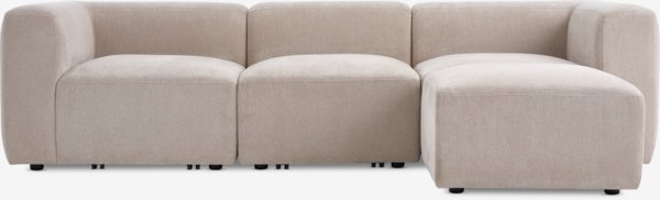 Modularna sofa sa lenjivcem SKEJBY pesak
