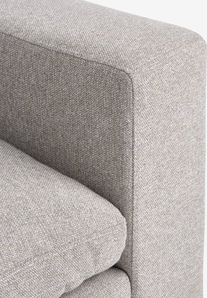 Modulares Sofa LUNDBY Ecke Stoff sand