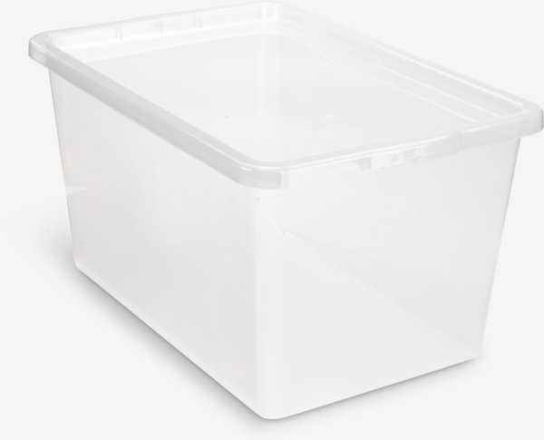 Caja BASIC BOX 52L con tapa transparente