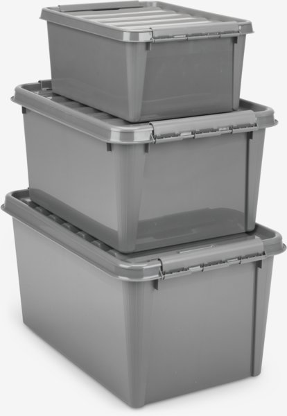 Storage BOX SMARTSTORE RECYCLED 45 47L w/lid