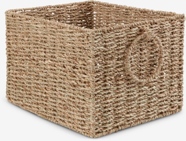 Basket GREG W25xL29xH20cm natural