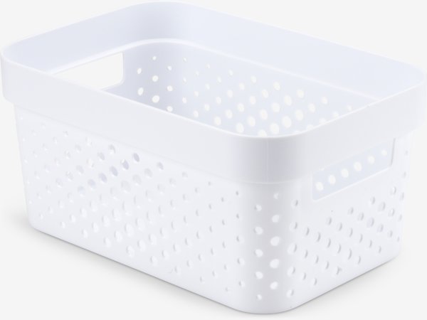 Panier INFINITY 4,5L plastique blanc