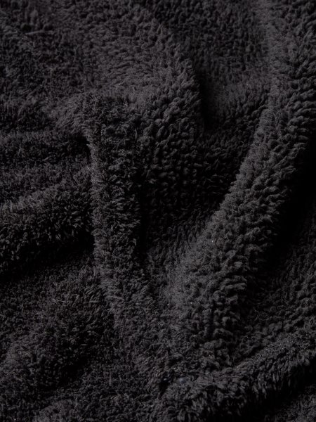 Fleecedecke HASSELURT 130x170 Fleece schwarz